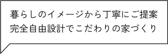 暮らしのイメージから丁寧にご提案完全自由設計でこだわりの家づくり